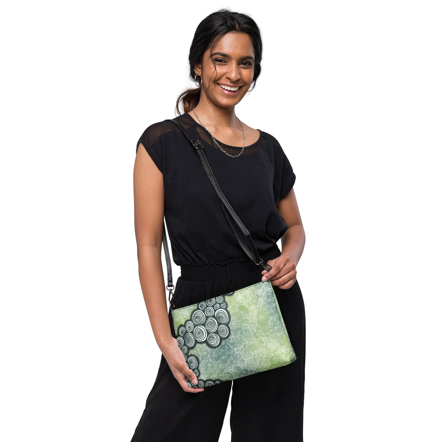 ABSTRACT crossbody bag/clutch