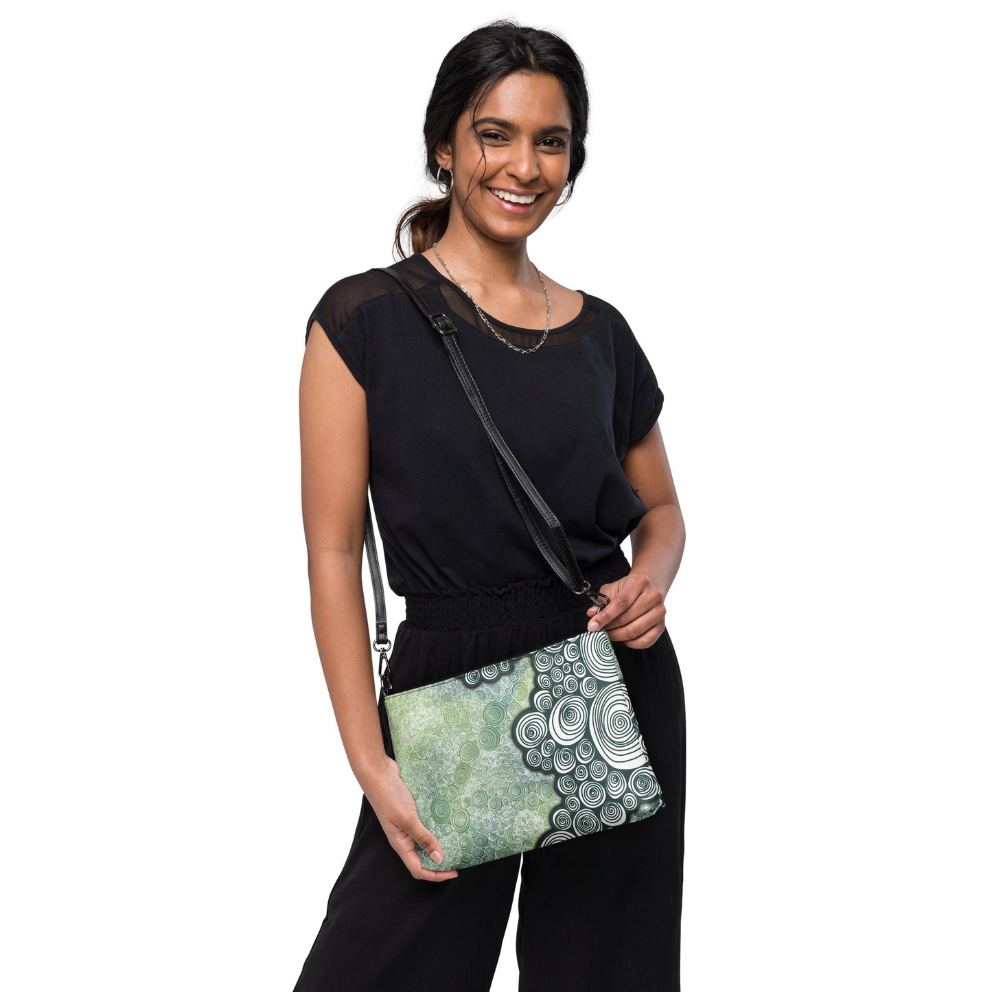 ABSTRACT crossbody bag/clutch