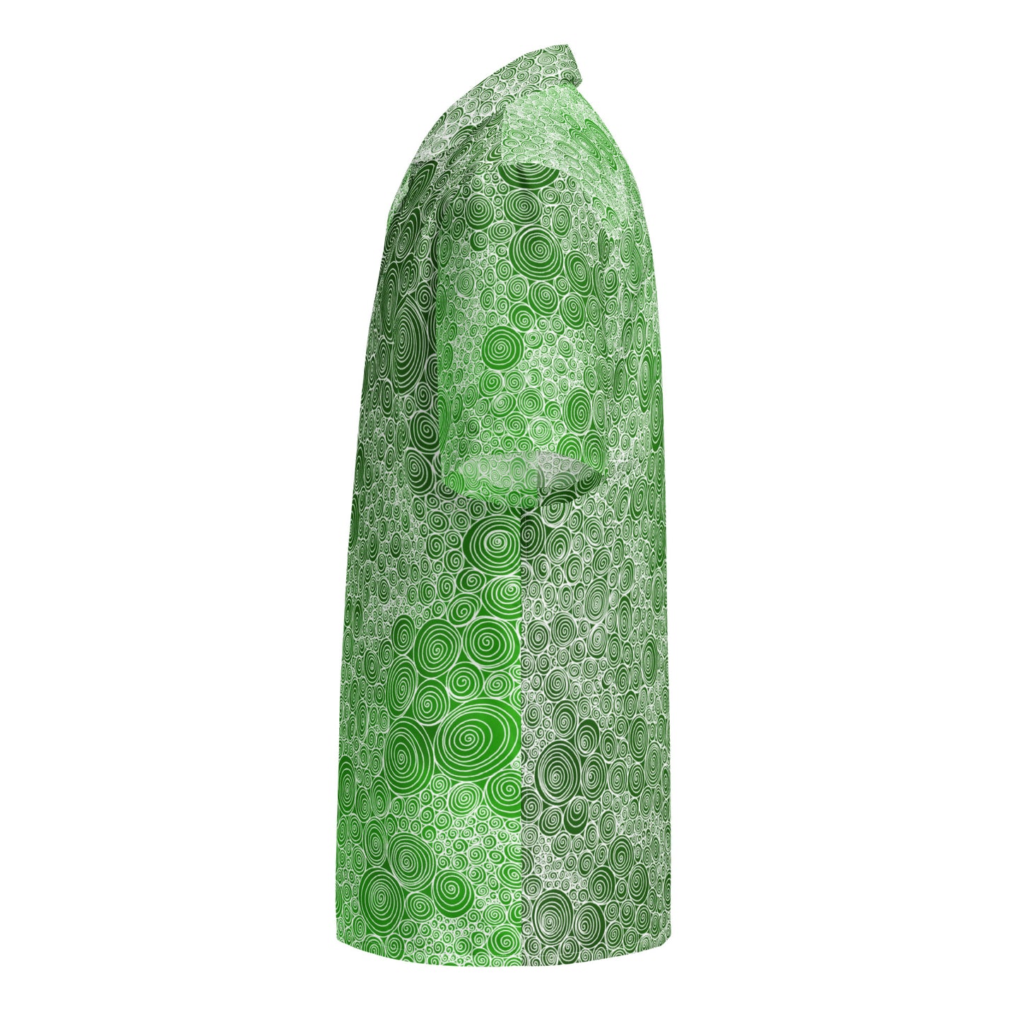 SWIRLIES green button up