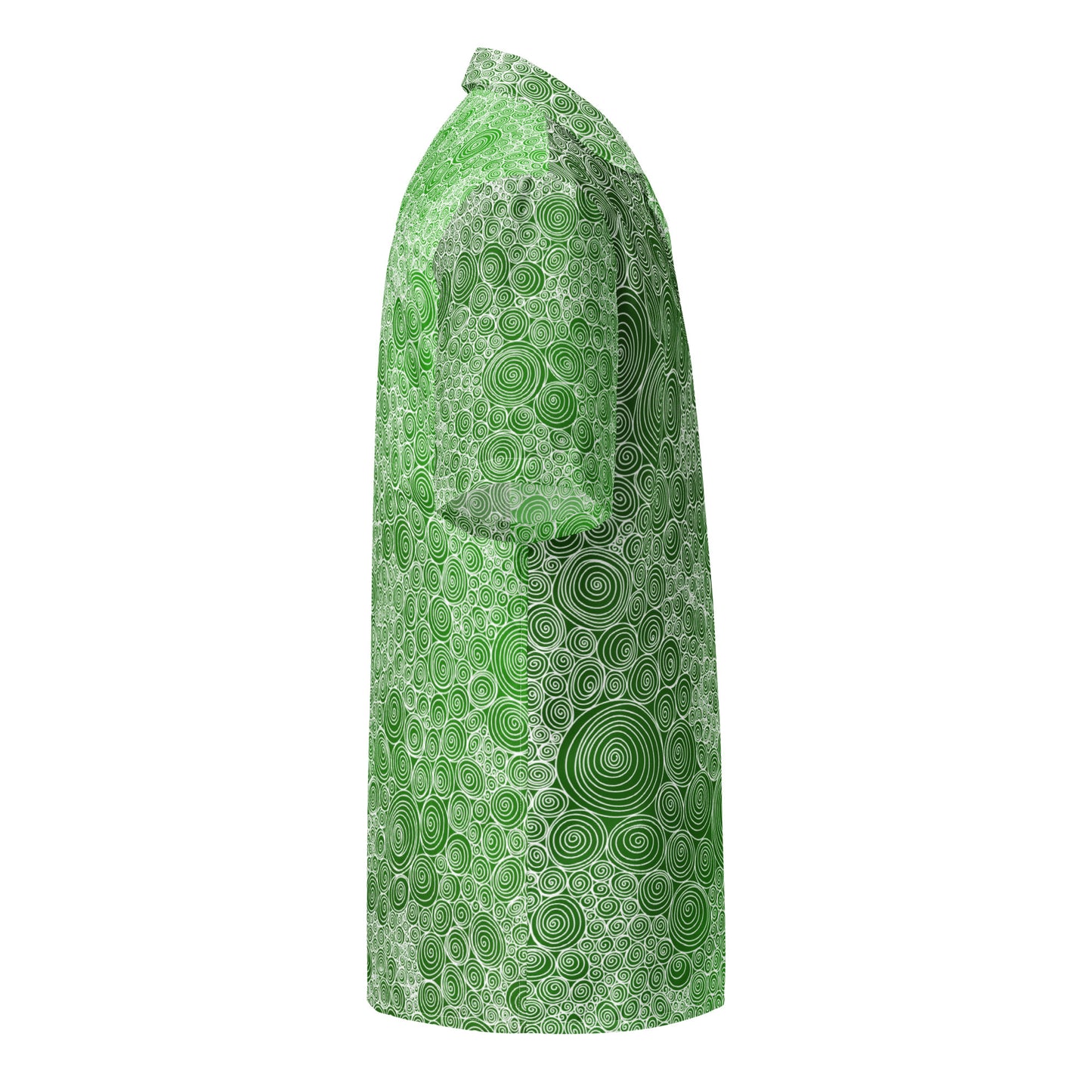 SWIRLIES green button up