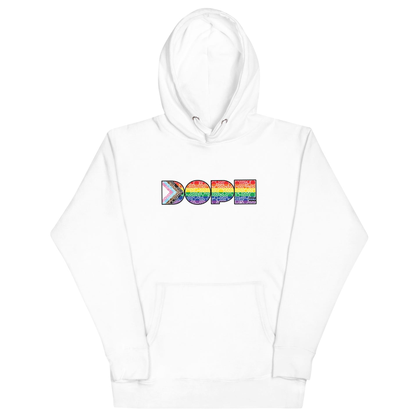 DOPE pride flag - hoodie