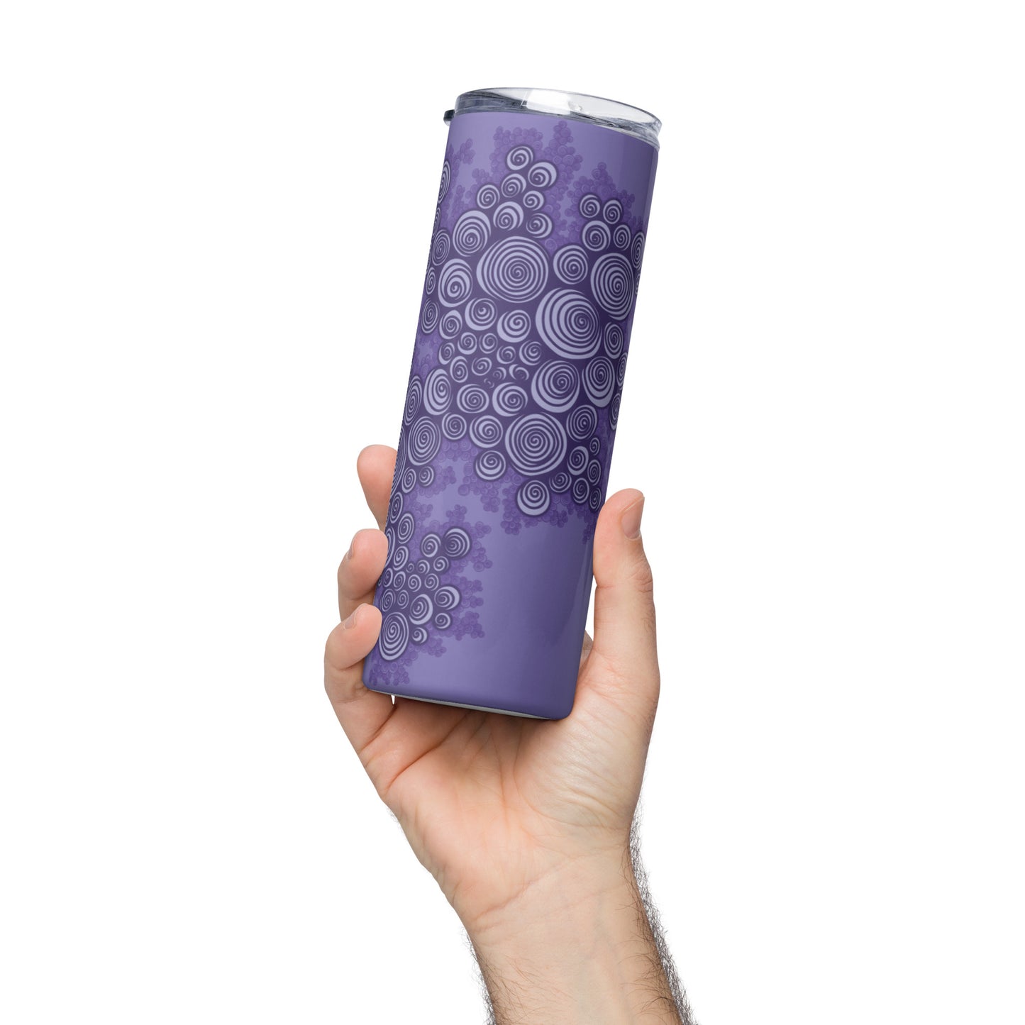 SWIRLpurple - tumbler