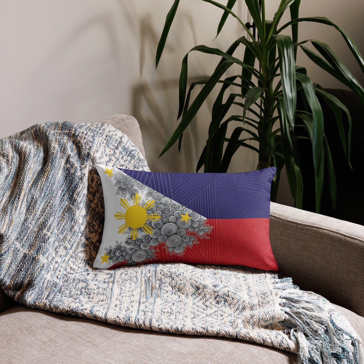 FILIPINO FLAG pillow