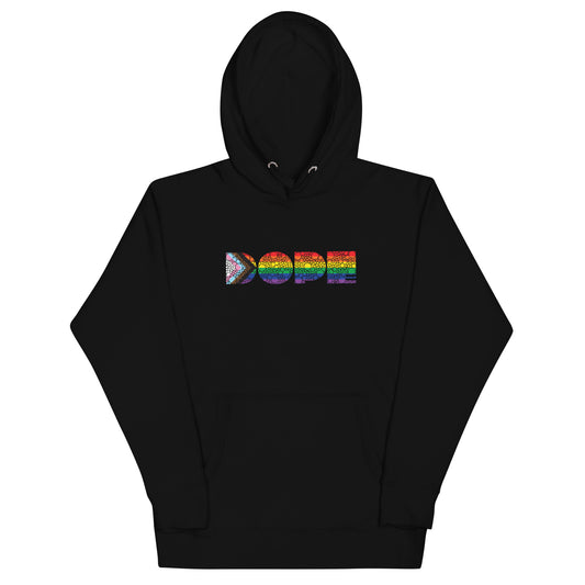 DOPE pride flag - hoodie